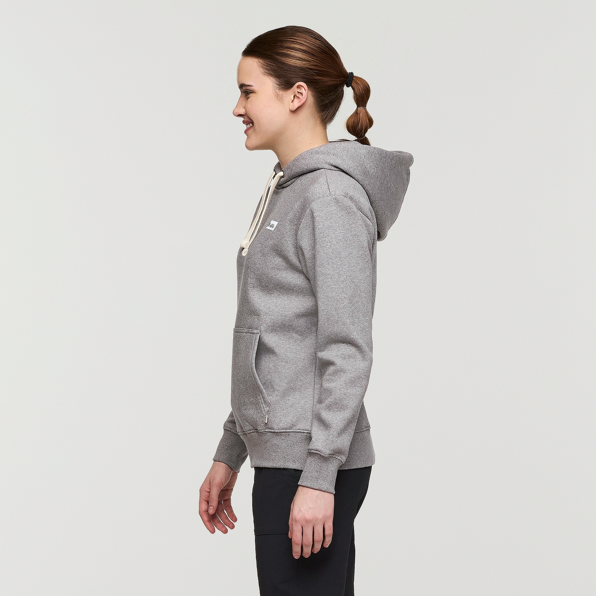 Llama Patch Pullover Hoodie - Women's - Heather Grey - US 9996