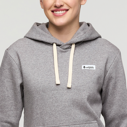 Llama Patch Pullover Hoodie - Women's - Heather Grey - US 9996