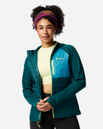 Acodo Hybrid Hooded Jacket - Women's - Deep Ocean - US 1117