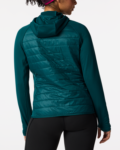 Acodo Hybrid Hooded Jacket - Women's - Deep Ocean - US 1117