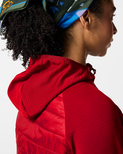 Acodo Hybrid Hooded Jacket - Women's - Spicy - US 3259