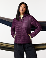 Acodo Insulated Hooded Jacket - Women's - Acai - US 3922