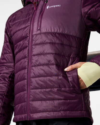 Acodo Insulated Hooded Jacket - Women's - Acai - US 3922
