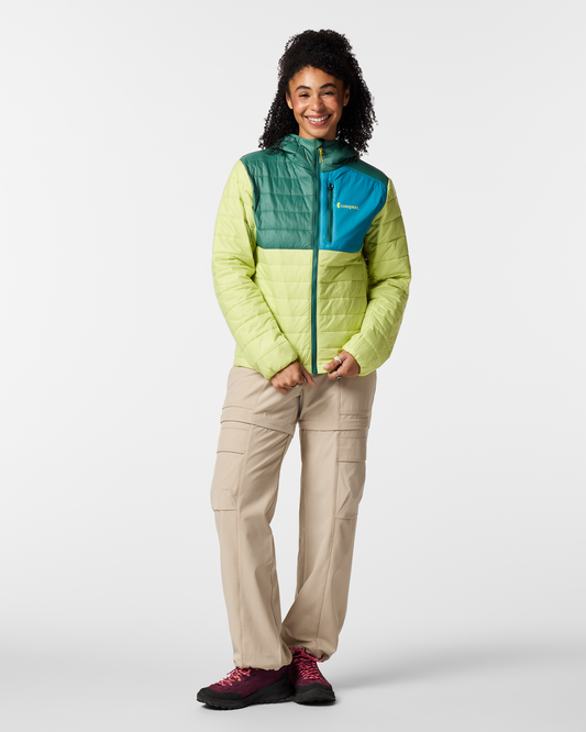 Acodo Insulated Hooded Jacket - Women's - Juniper/Firefly - US 3586