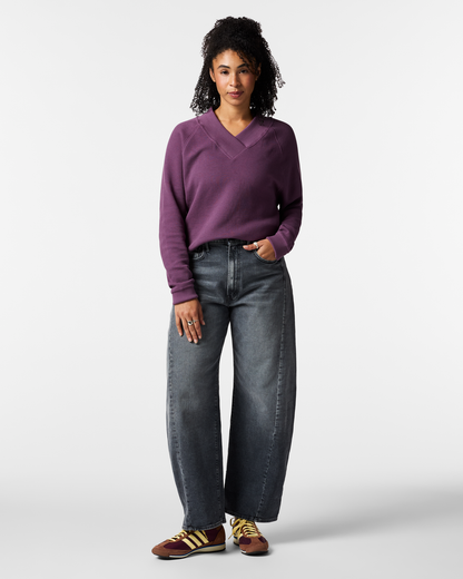 Atajo Long-Sleeve Waffle V-Neck - Women's - Mystic - US 3071