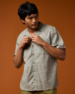 Afuera Button Up Shirt - Print - Men's - Cenotes Mineral - US 4591