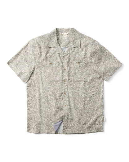 Afuera Button Up Shirt - Print - Men's - Cenotes Mineral - US 4591