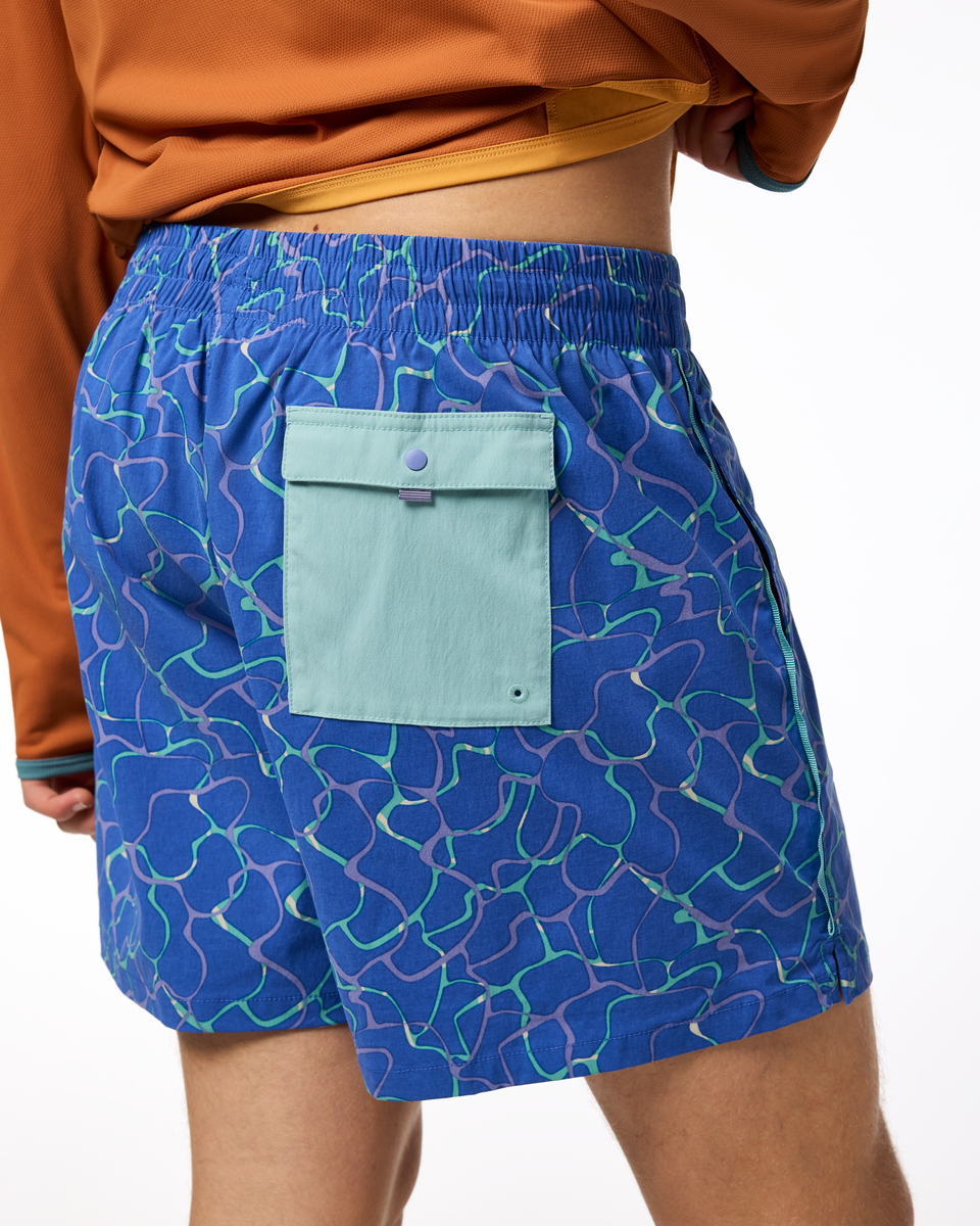 Brinco 5" Short - Print - Men's - Splash Azure - US 8896