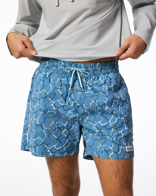 Brinco 5" Short - Print - Men's - Splash Steel Blue - US 4125
