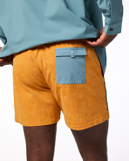 Brinco 5" Short - Print - Men's - Splash Azure - US 7908