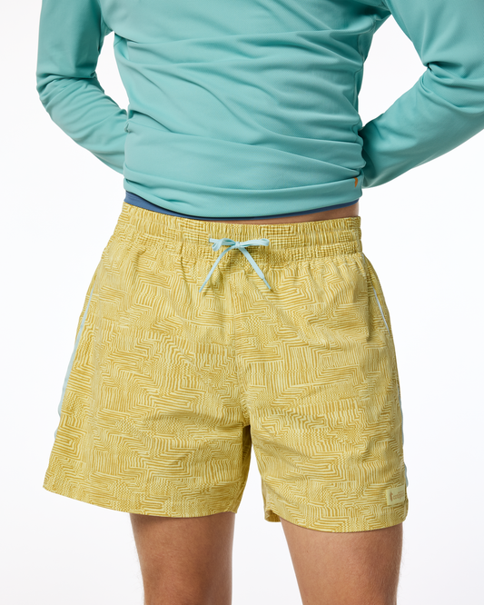 Brinco 5" Short - Print - Men's - Zen Garden Honeydew - US 9282