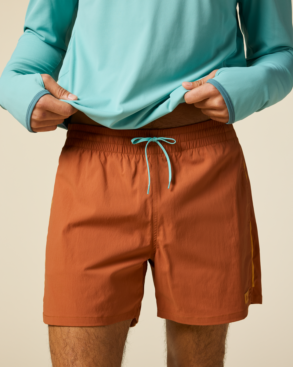 Brinco 5" Short - Solid - Men's - Whiskey - US 8069