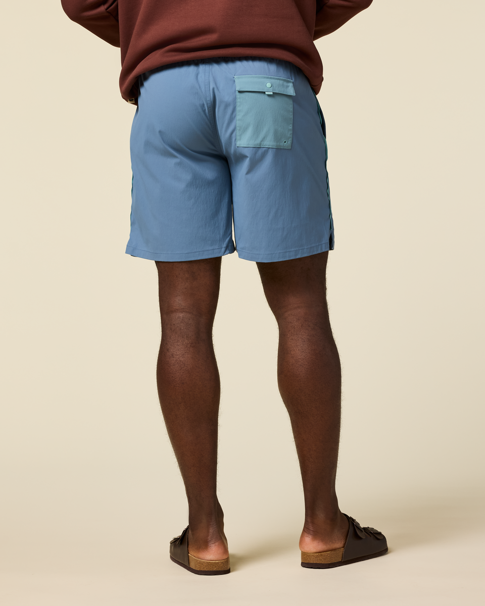 Brinco 7" Short - Solid - Men's - Steel Blue - US 9243