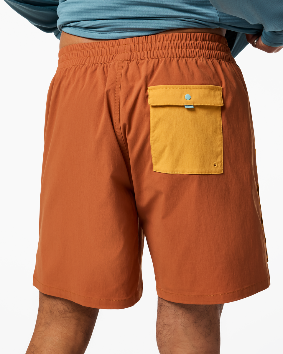 Brinco 7" Short - Solid - Men's - Whiskey - US 3603