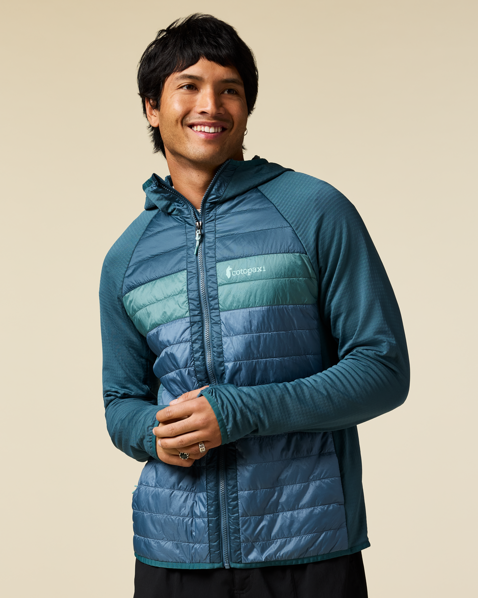 Capa Hybrid Insulated Hooded Jacket - Men's - Ocean/Steel Blue - US 2832