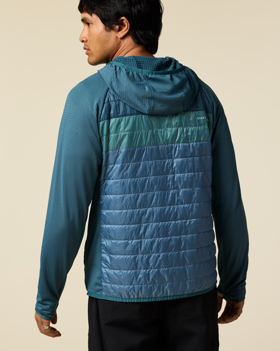 Capa Hybrid Insulated Hooded Jacket - Men's - Ocean/Steel Blue - US 2832