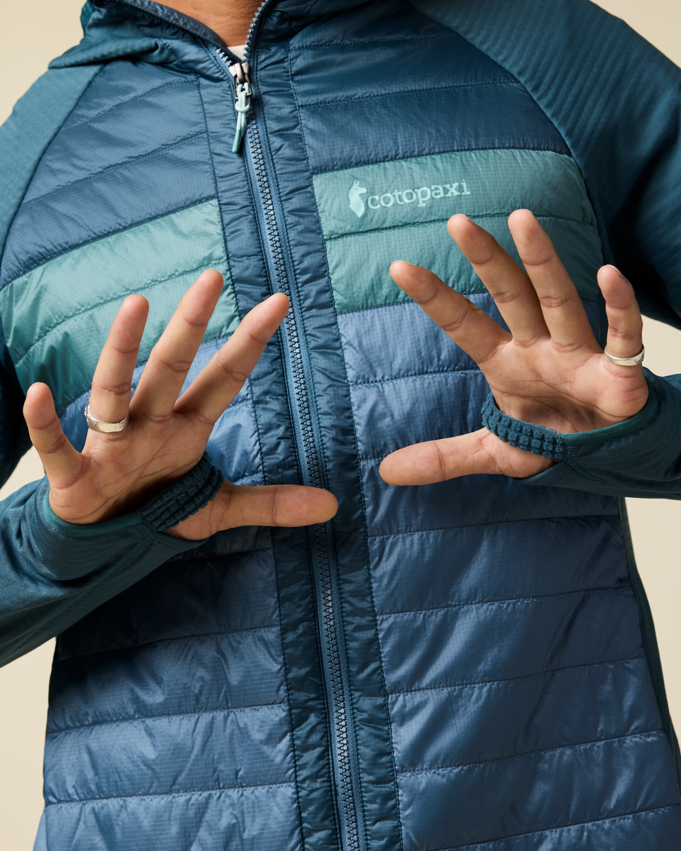 Capa Hybrid Insulated Hooded Jacket - Men's - Ocean/Steel Blue - US 2832