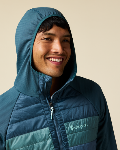 Capa Hybrid Insulated Hooded Jacket - Men's - Ocean/Steel Blue - US 2832
