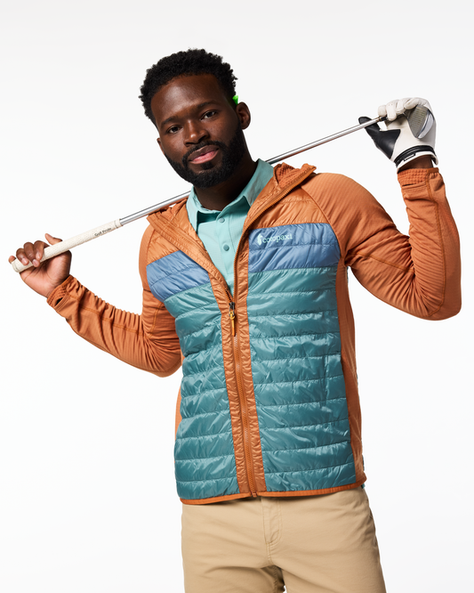 Capa Hybrid Insulated Hooded Jacket - Men's - Whiskey/Everglade - US 9197