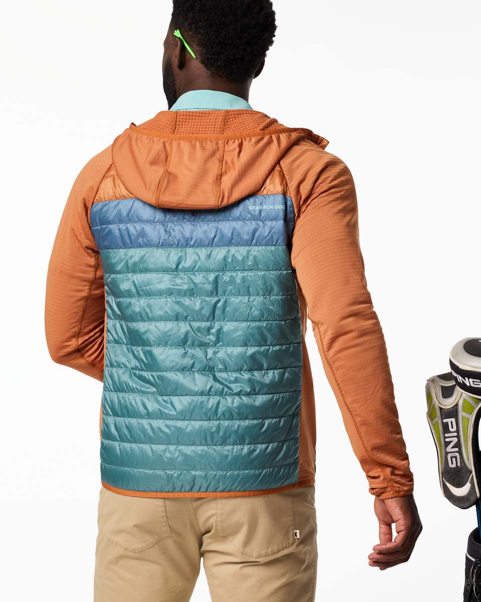 Capa Hybrid Insulated Hooded Jacket - Men's - Whiskey/Everglade - US 9197