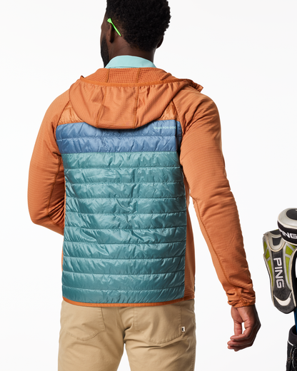 Capa Hybrid Insulated Hooded Jacket - Men's - Whiskey/Everglade - US 9197