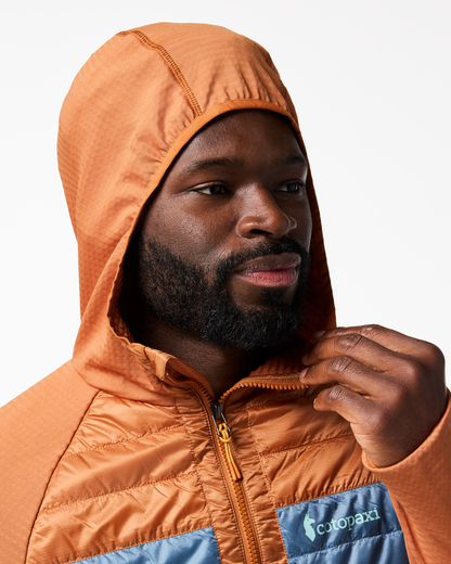 Capa Hybrid Insulated Hooded Jacket - Men's - Whiskey/Everglade - US 9197