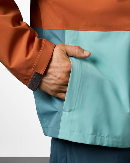 Cielo Rain Jacket - Men's - Whiskey/Tide Pool - US 4819