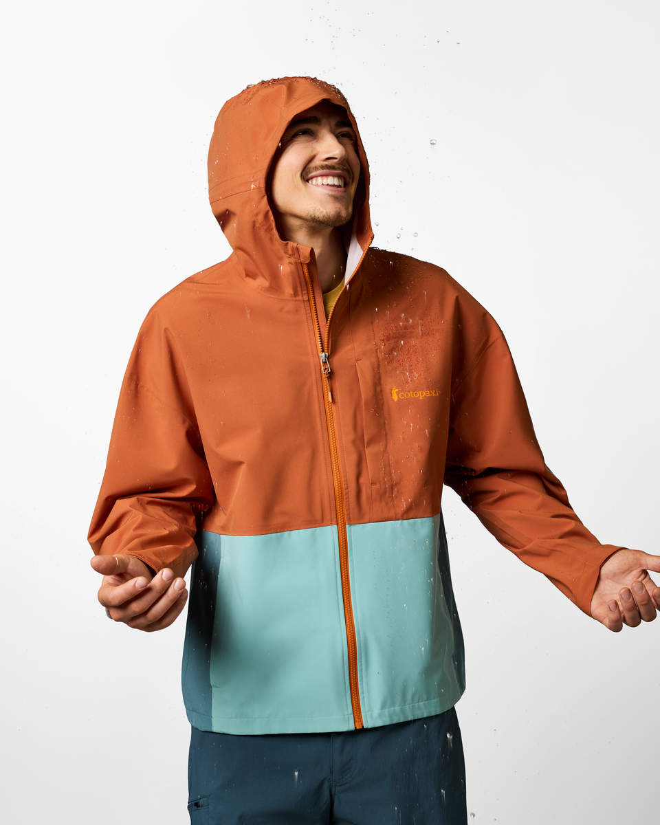 Cielo Rain Jacket - Men's - Whiskey/Tide Pool - US 4819