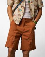 Coraje Tech Cargo Short - Men's - Whiskey - US 8104