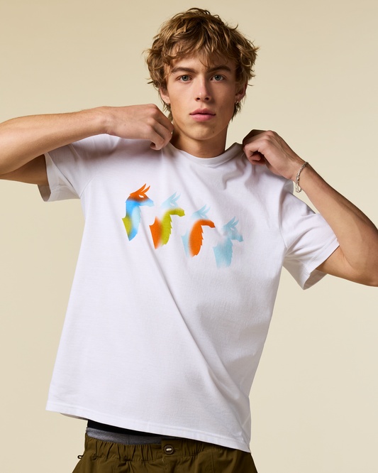 Cuatro Bitmap T-Shirt - Men's - White - US 3215