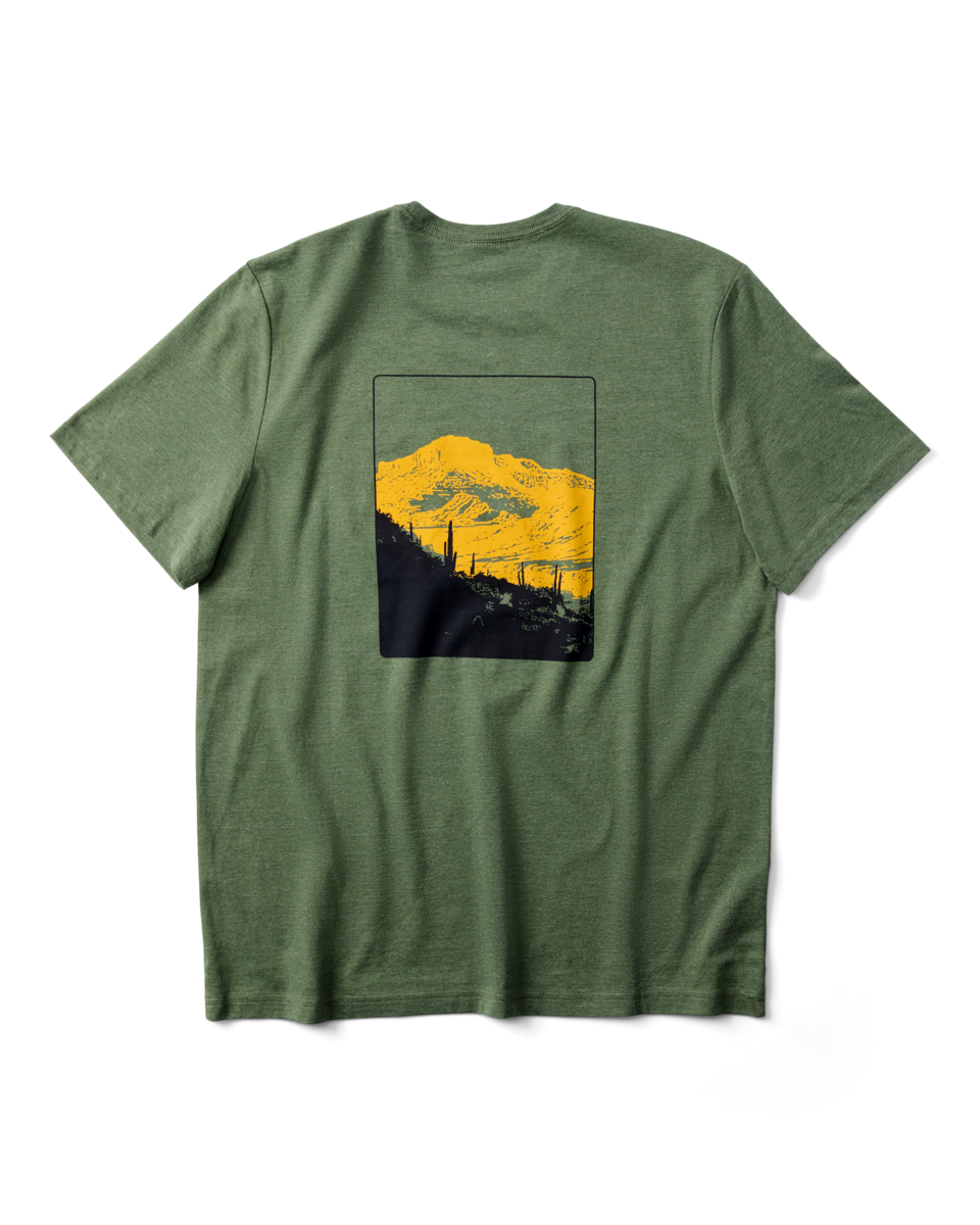 Down The River T-Shirt - Men's - Fatigue - US 4295
