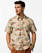 Estival Button Up Shirt - Print - Men's - Mt Cotopaxi Cream - US 6146