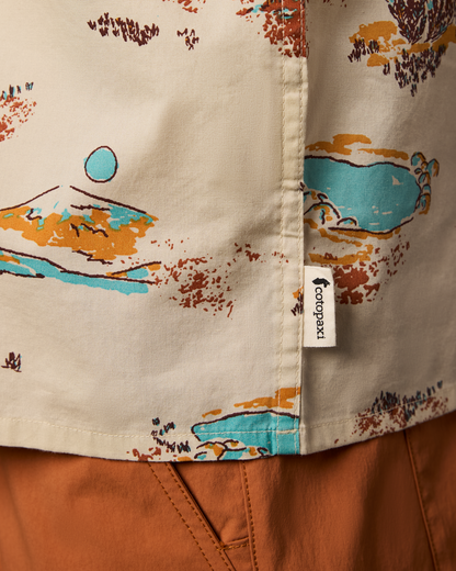 Estival Button Up Shirt - Print - Men's - Mt Cotopaxi Cream - US 6146