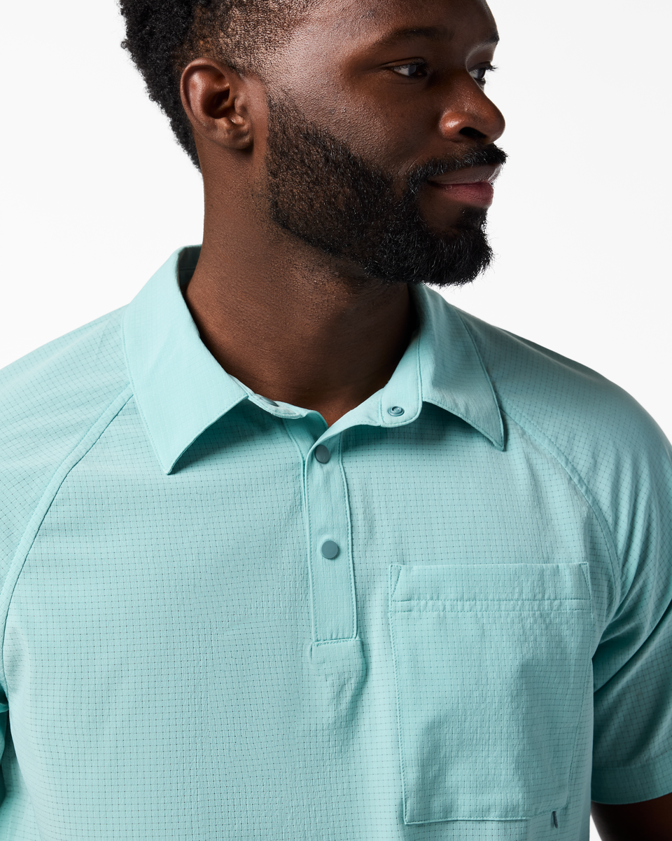 Pulso Tech Polo - Men's - Tide Pool - US 5058