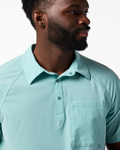 Pulso Tech Polo - Men's - Tide Pool - US 5058
