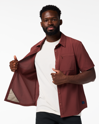 Pulso Tech Shirt - Men's - Sepia - US 6140