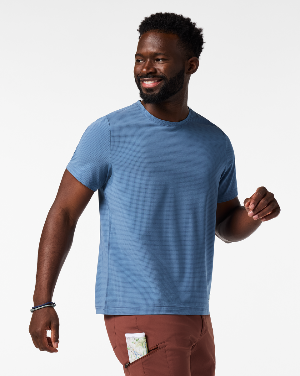 Pulso Tech T-Shirt - Men's - Steel Blue - US 1054