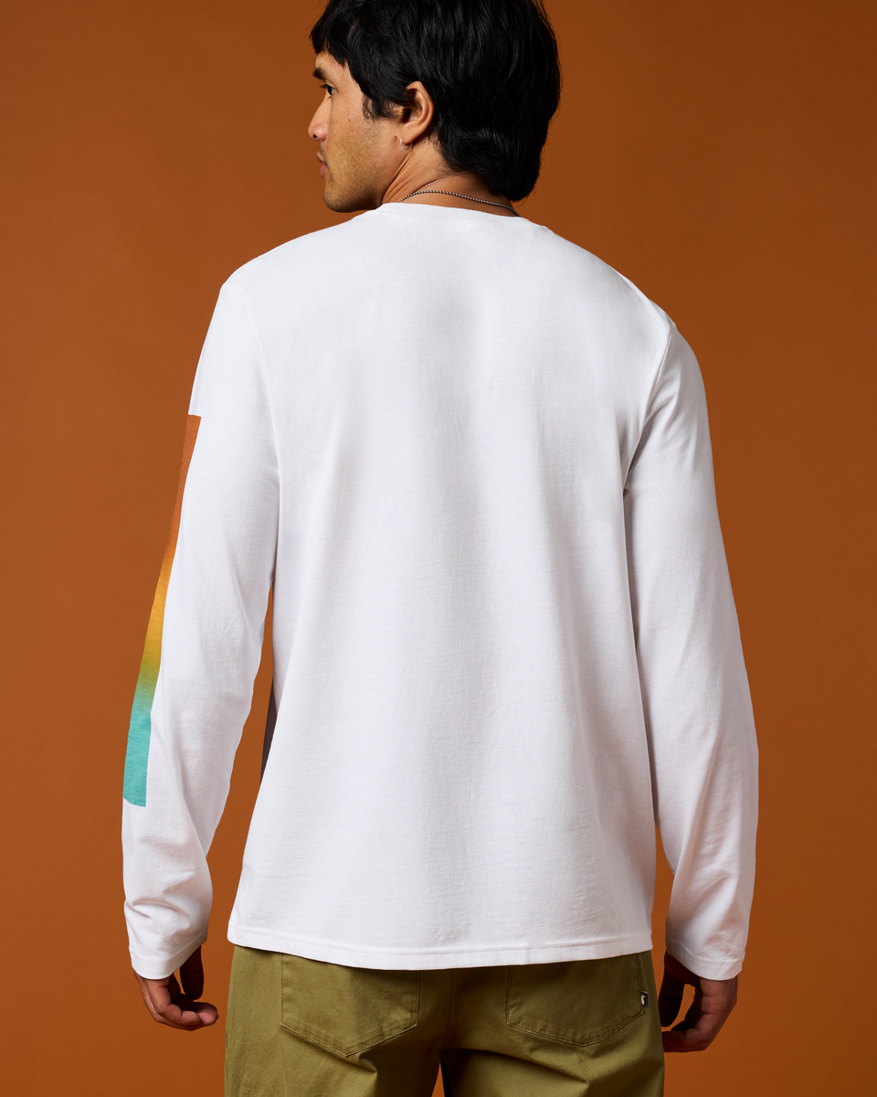 Radiant Llama Long-Sleeve T-Shirt - Men's - White - US 7899