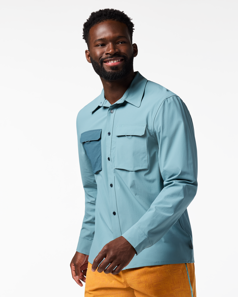 Solta Long-Sleeve Sun Shirt - Men's - Everglade - US 8632
