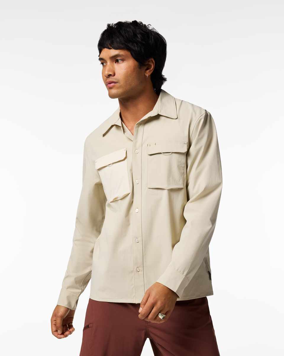 Solta Long-Sleeve Sun Shirt - Men's - Mineral - US 6749