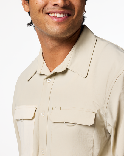 Solta Long-Sleeve Sun Shirt - Men's - Mineral - US 6749