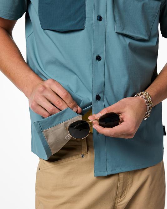 Solta Short-Sleeve Sun Shirt - Men's - Everglade - US 2136