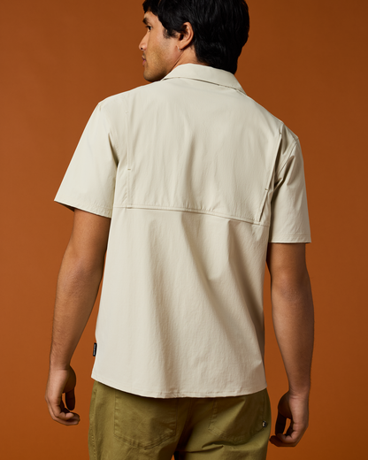 Solta Short-Sleeve Sun Shirt - Men's - Mineral - US 6396
