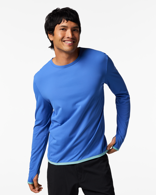 Sombra Long-Sleeve Sun Shirt - Men's - Azure - US 5628