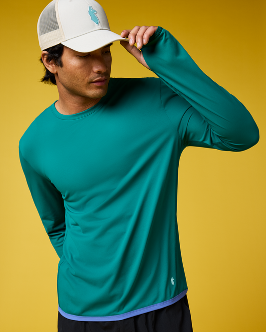 Sombra Long-Sleeve Sun Shirt - Men's - Malachite - US 3589