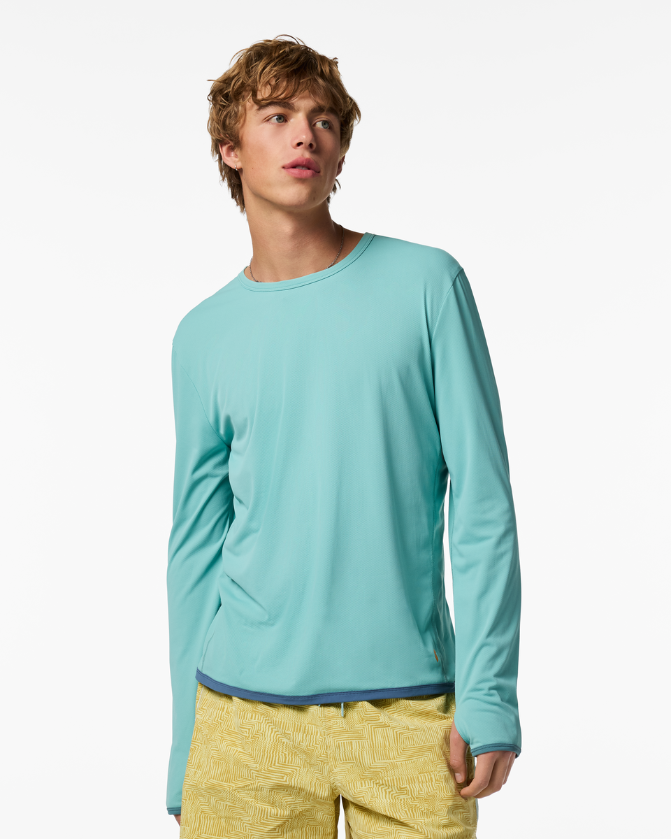 Sombra Long-Sleeve Sun Shirt - Men's - Tide Pool - US 3083