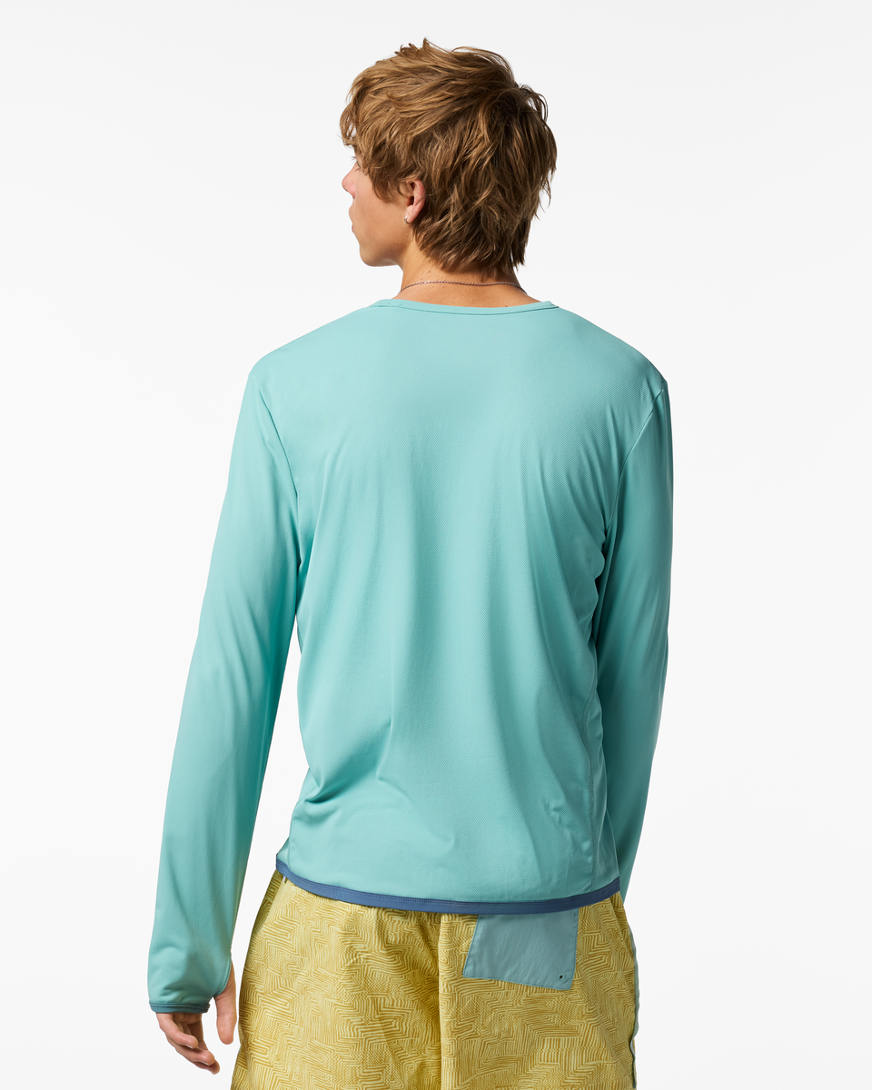 Sombra Long-Sleeve Sun Shirt - Men's - Tide Pool - US 3083