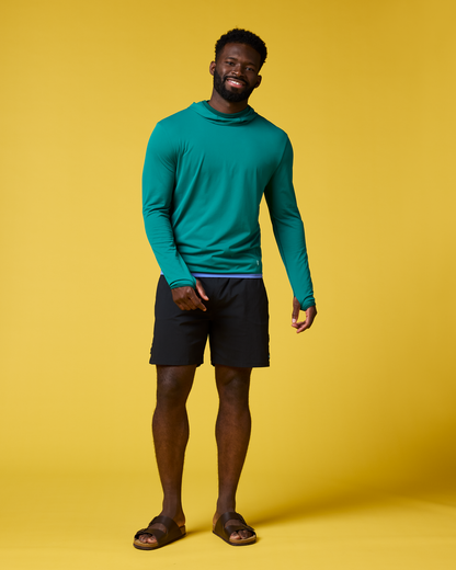 Sombra Sun Hoodie - Men's - Malachite - US 1347