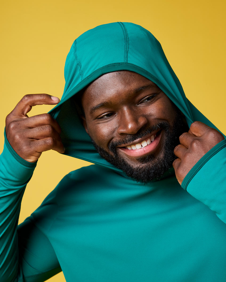 Sombra Sun Hoodie - Men's - Malachite - US 1347