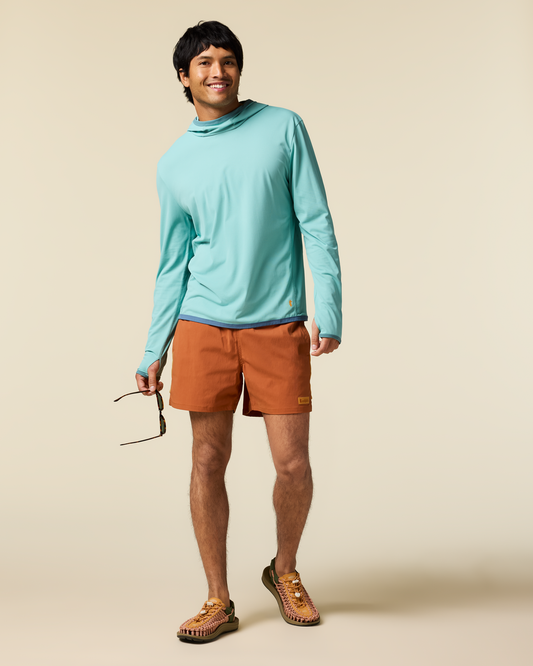 Sombra Sun Hoodie - Men's - Tide Pool - US 4700